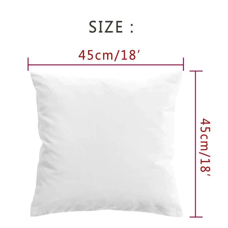 

New Retro Alphabet Linen Cloth Art Pillowcase Hand-painted Literature and Art Personality Waist Cushion Cover for Home 45cm*45cm