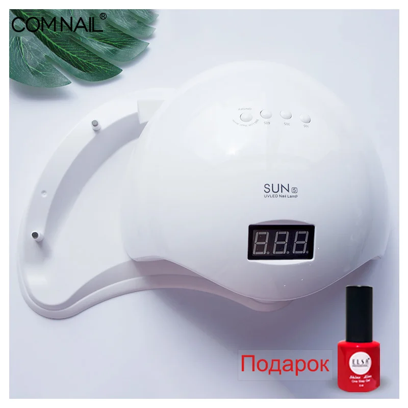 SUN5 COMNAIL УФ ЛЕД Лампа для ногтей Sun1 Sun5 SunX Быстрая сушка всех видов гелей УФ лампа Маникюрный прибор из Российского Склада - Цвет: SUN5