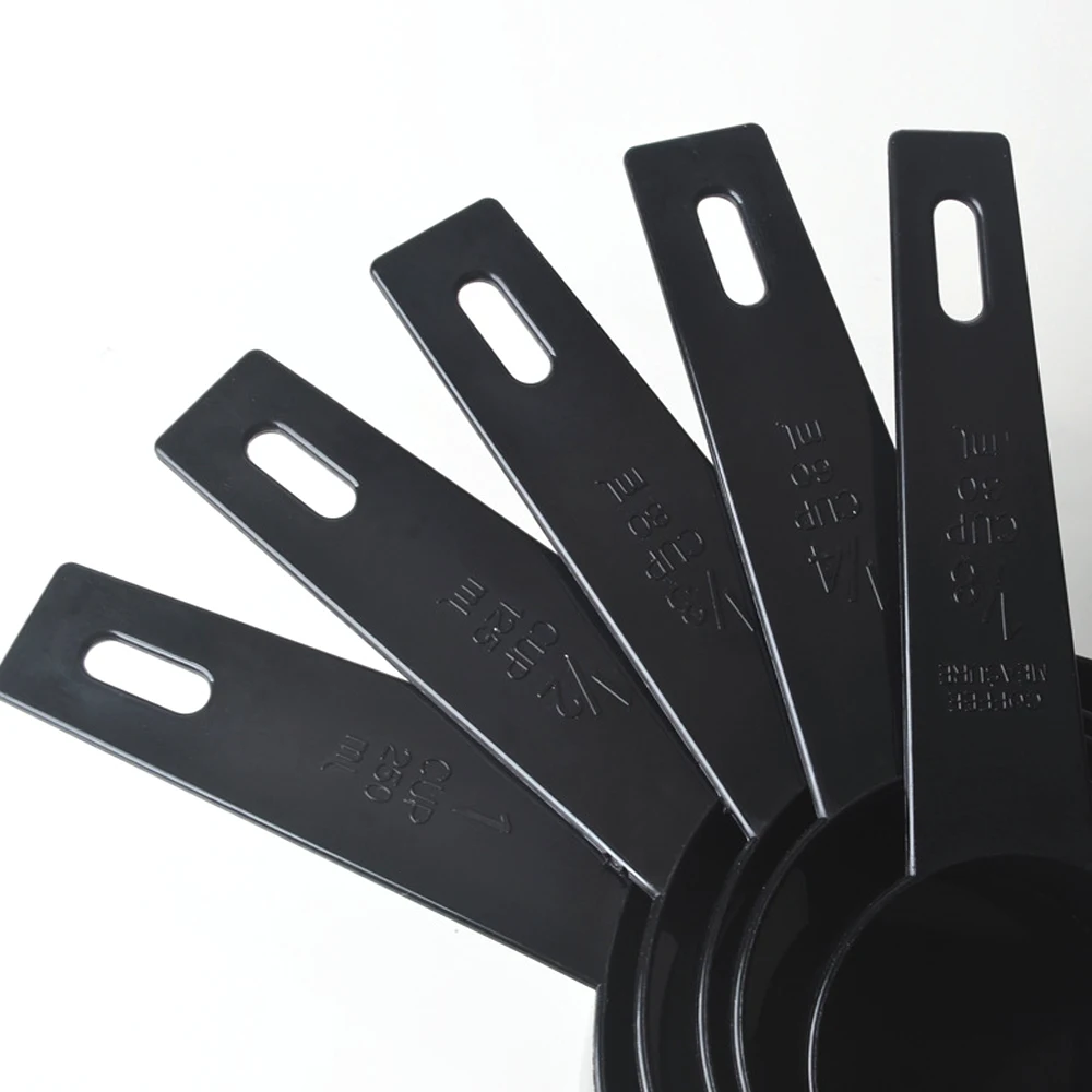 Кухонная чайная ложка мерные ложки 5/10 шт. измерения Пластик чашки Кофе Ложка для