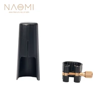 naomi leather ligature fastener w plastic cap for soprano sax mouthpiece soprano saxophone wood wind parts accessories