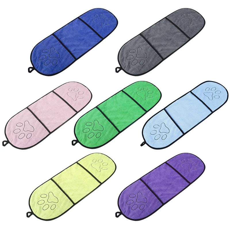 

Pet Dog Cat Puppy Pet Towel Microfiber Strong Absorbing Water Bath Goods For Towel Dry Hair Dogs Towels Pet Towel 23*65cm Supply