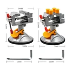 Миниатюрный зажим для хобби на столе, верстак, тиски, инструмент, многофункциональный стол, тиски, резьба, верстак, зажим, сверлильный пресс, плоские тиски