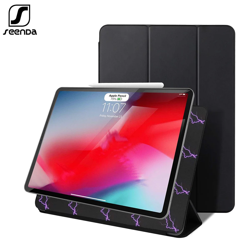 Чехол для планшета SeenDa для iPad Pro 11, чехол для нового iPad Pro 12,9, Магнитный ультра тонкий чехол для смарт-телефона для iPad 12,9 дюймов