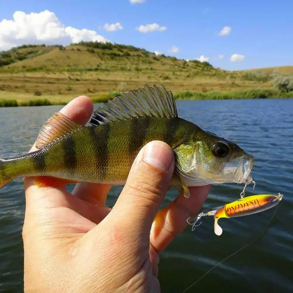 Приманка для рыбы пропеллер трактор рыболовная приманка Topwater Whopper Plopper 13 г/9 см