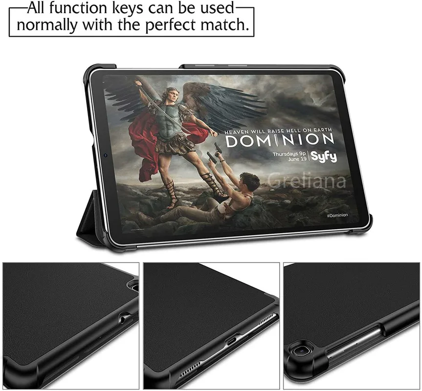 

Magnetic Case for Samsung Galaxy Tab A 8.0 2019 PU Leather Slim Cover for Samsung galaxy Tab A 2019 SM-T290/T295/P200/P205 Cases