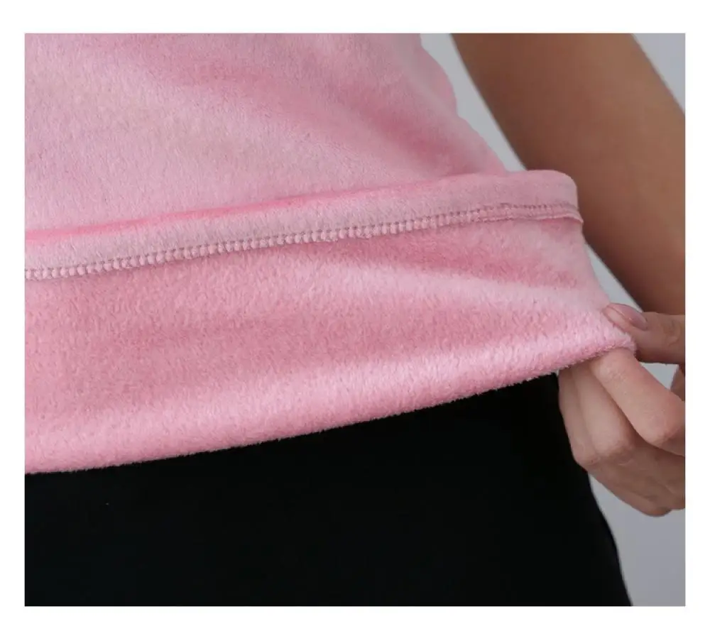 Autumn Winter Women White Warm Vest Slim Corset O-Neck Sleeveless Female Sexy Tops Ladies T-Shirt Underwear