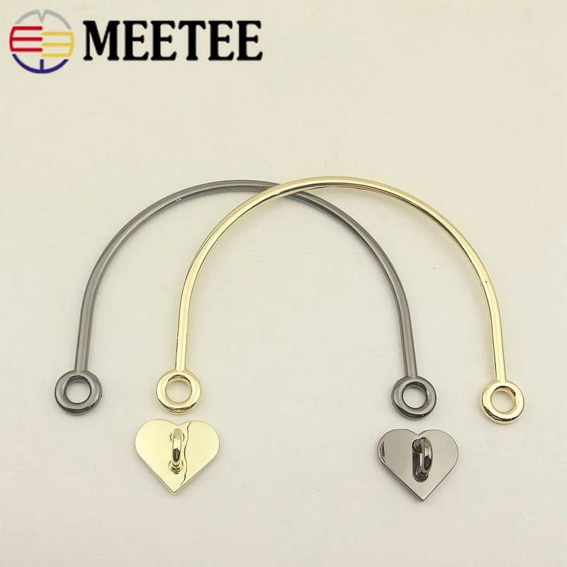 2 шт. металлическая ручка для сумки пряжки женской сумочки с замком украшение