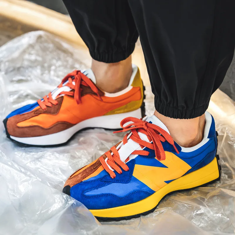 

New Orange High-quality Brand Sneakers Men Platform Outdoor Mens Trainers Shoes Comfort Designer Shoes Unisex zapatillas hombre