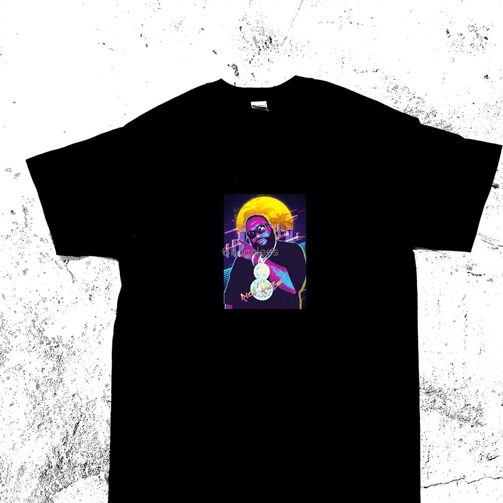 Футболки Рик Росс в стиле хип-хоп все размеры доступны. Футболка с графическим