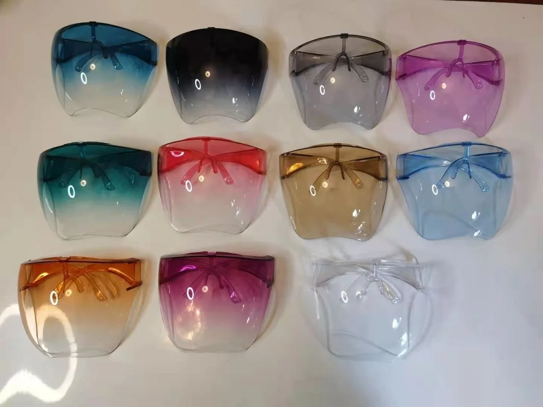 Kid Colorful Eye Shield Visor Wrap Large Mirror Sun Glasses Half Face Guard Protector Mask Anti-spray | Дом и сад