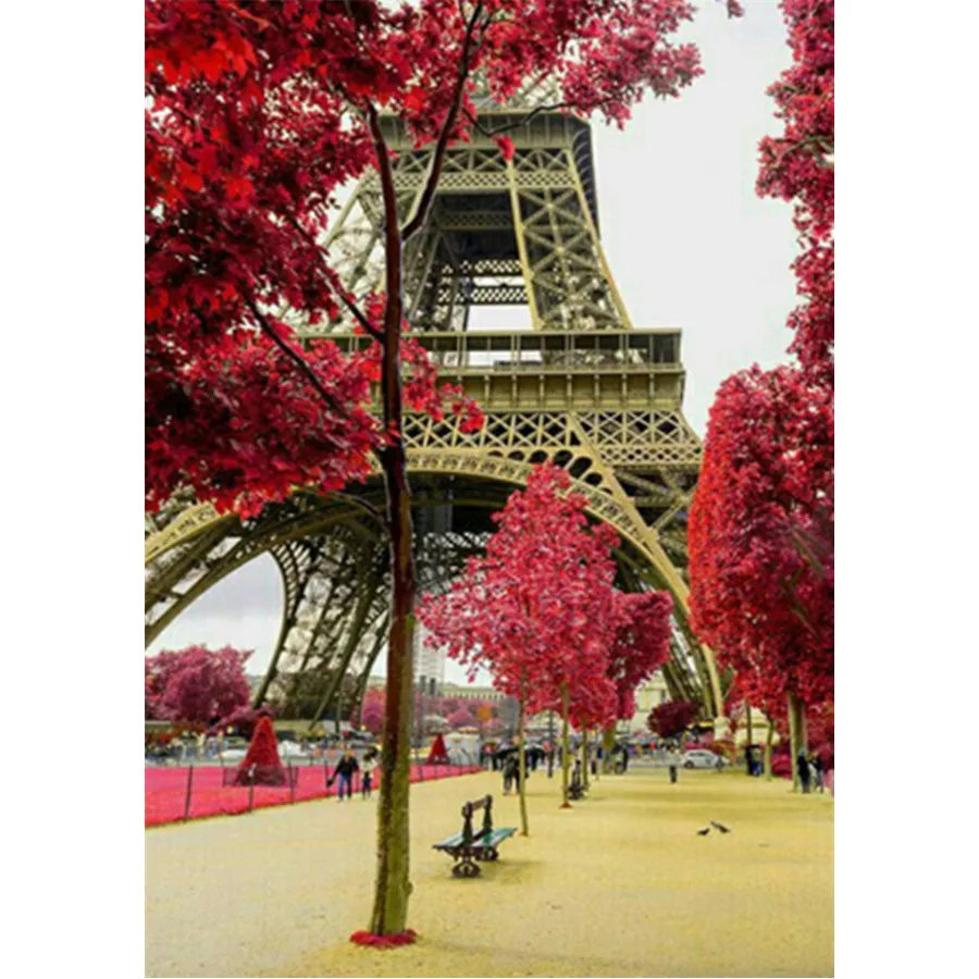 

Round full diamond 5d landscape diamond painting city landscape diy diamond embroidery kit home decoration