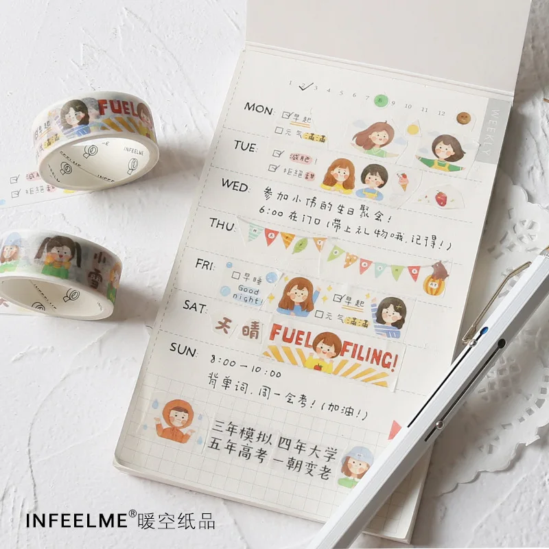 6 шт./лот * маленькая теплая серия заметок Милая настольная книга дневник DIY