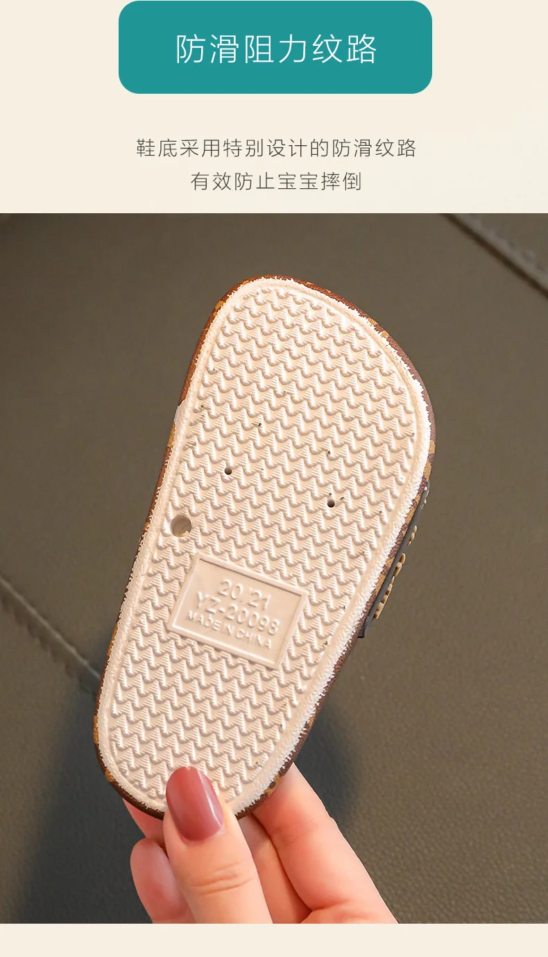 

Girls Slippers Summer Cute Little Princess Soft Bottom Non-slip Baby Boys Slipper Fashion Outer Wear Parent-child Unisex