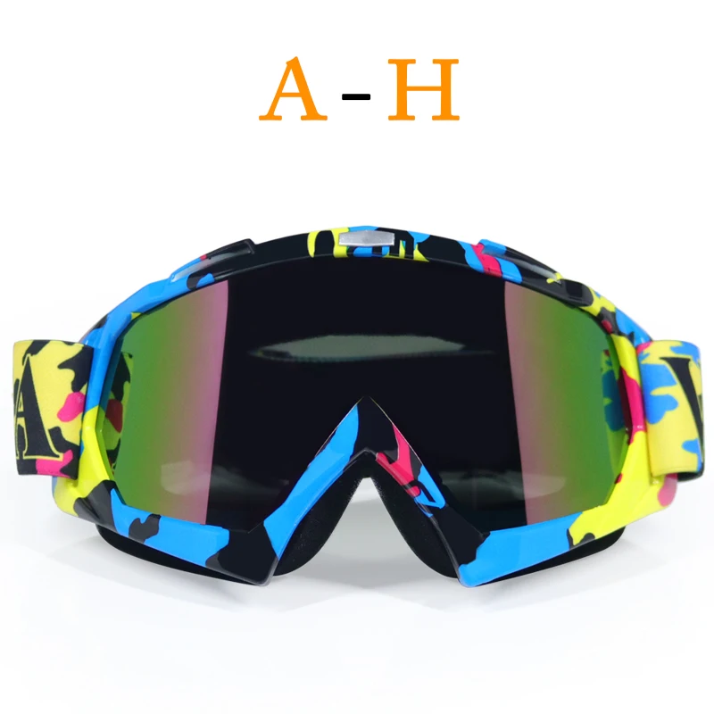 Лыжные очки gear s гибкий крест шлем маска для лица очки для мотокросса ATV Dirt Bike UTV очки Снаряжение Очки - Цвет: H2