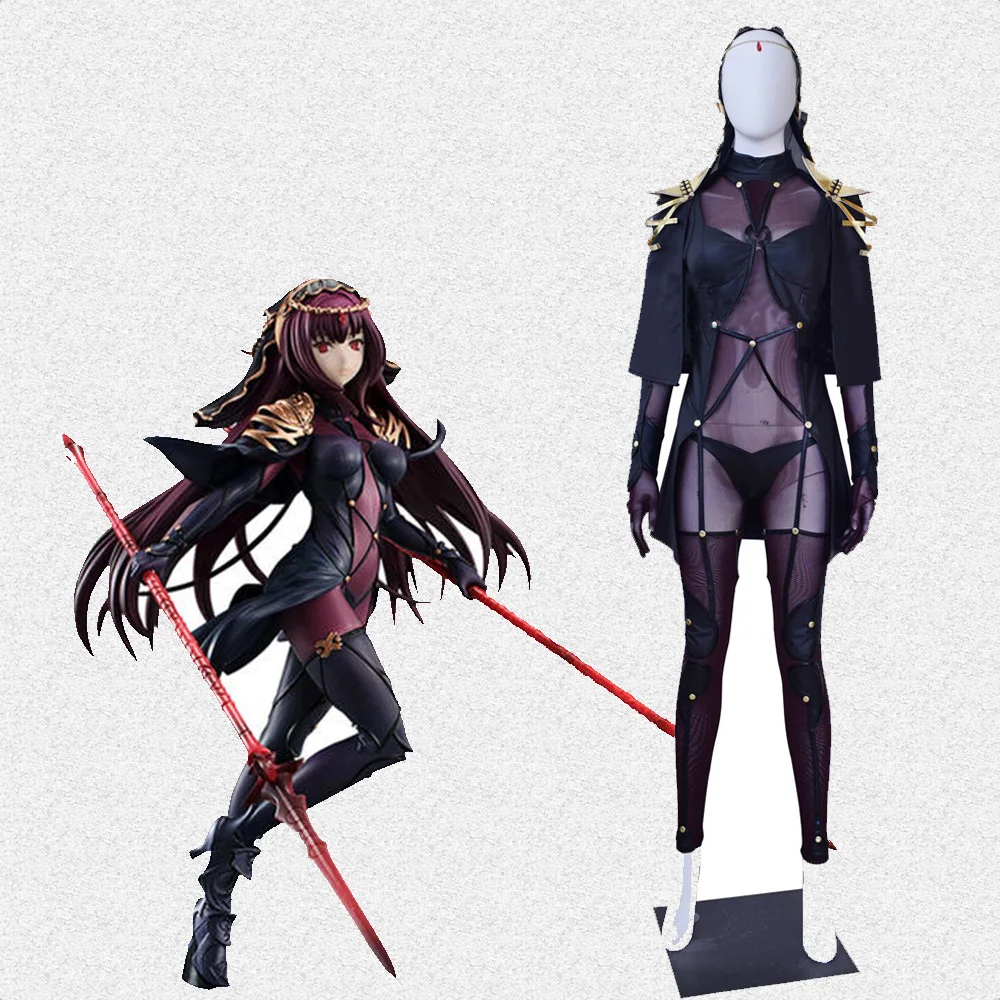 

Костюм для косплея из Fate/Grand Order Scathach FGO Lancer, костюм на Хэллоуин, все размеры, косплей ONSEN