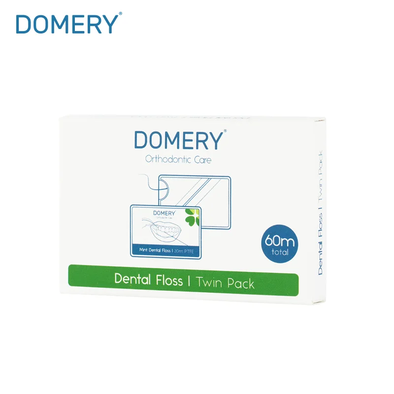 Зубная нить DOMERY зубная типа кредитной карта с зеркалом для чистки полости рта 2