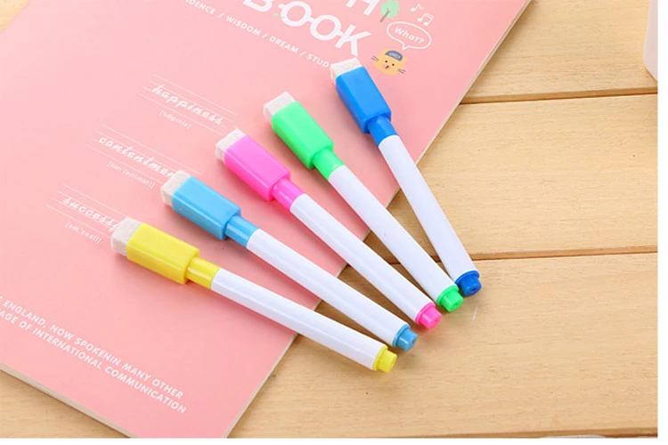 8PCS/Set Brand New Whiteboard Pen Erasable Dry White Board Markers for Office School Supplies
