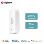 Tuya ZigBee 3.0 Датчик температуры и влажности на батарейках умный дом автоматизация безопасности Работа с Alexa Google Home