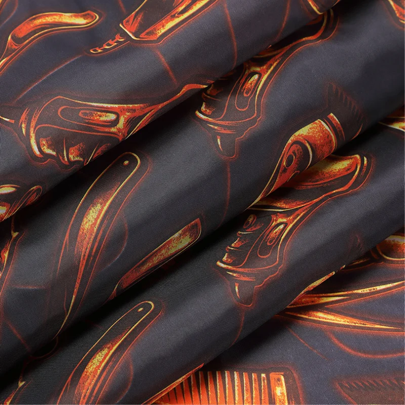 Модная шаль для парикмахерской Золотая тканевая ткань домашней стрижки мягкая и