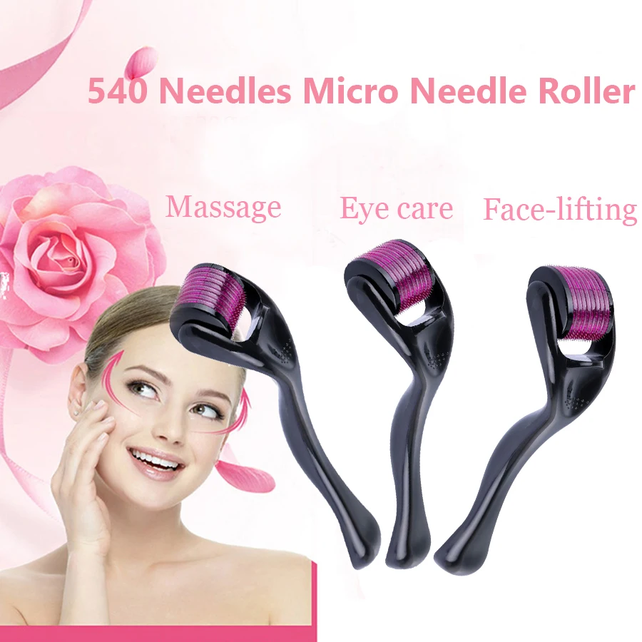 DRS 540 микро иглы Дерма ролик Титан Mezoroller микроиглы Dr ручка машина для ухода за