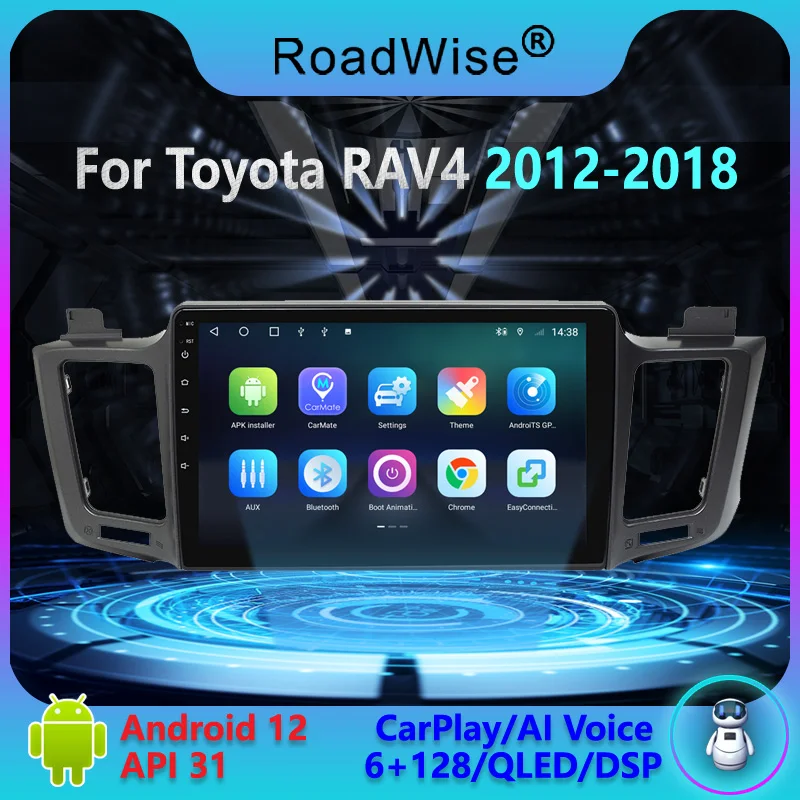 Roadwise Android автомобильный радиоприемник мультимедийный плеер для Toyota RAV4 RAV 4 2012 -2015