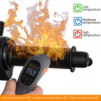 universal 12v waterproof intelligent temperature control three speed adjustable motorcycle heating handle cover accessories