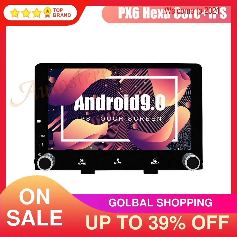

Android 9.0 4GB Car Multimedia Player GPS Navigation For KIA RIO 2017+ Auto Stereo Tape Recorder Head Unit PX6 NO CD DVD Player