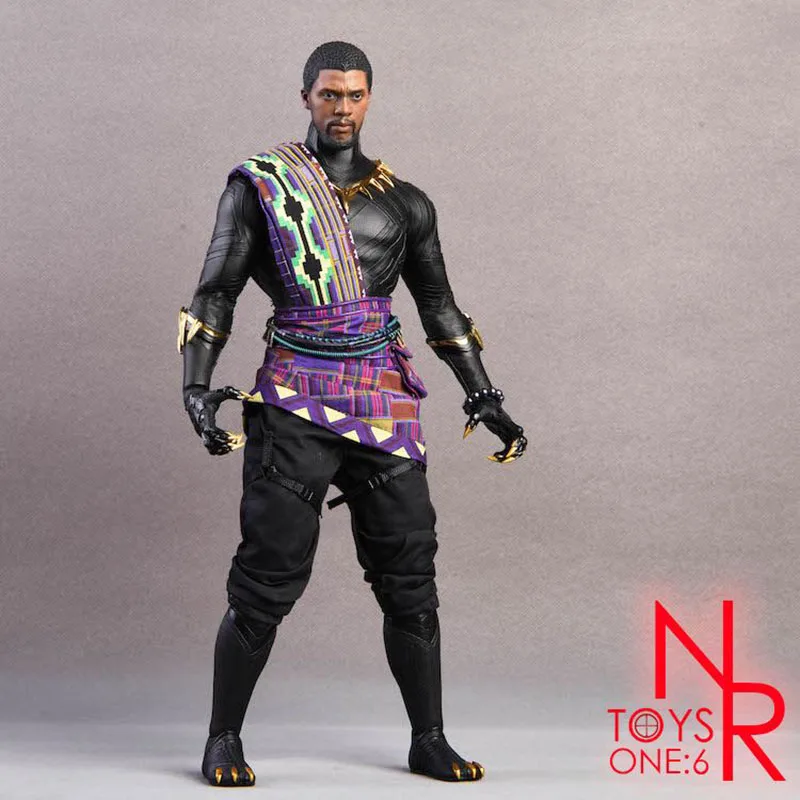 

Head Model Toys 1:6 Scale Black Panther Head Sculpt Chadwick Boseman Head Carvings For 12" Male Action Figure Body
