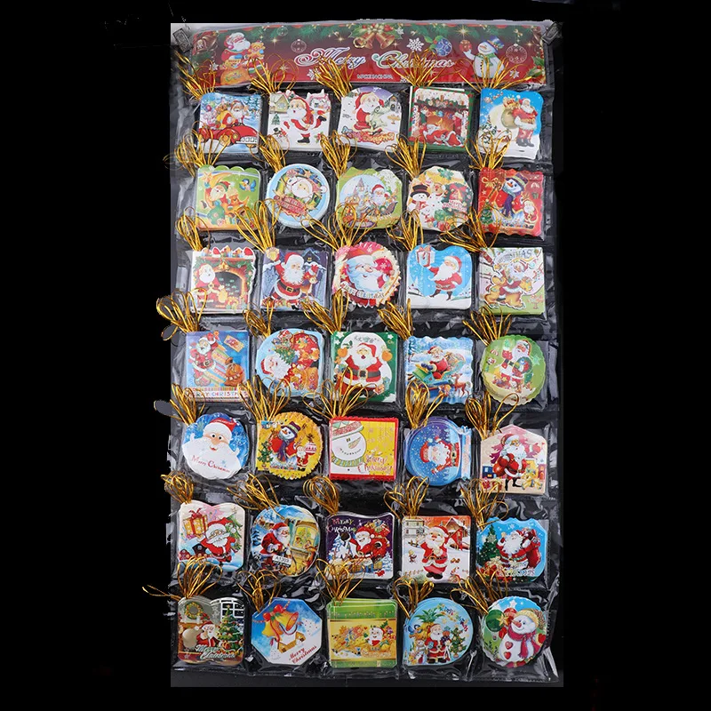 8 шт./лот украшения для новогодней елки в случайном стиле украшение