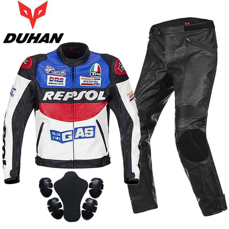 Мужские мотоциклетные брюки из ПУ кожи с защитой | Автомобили и мотоциклы