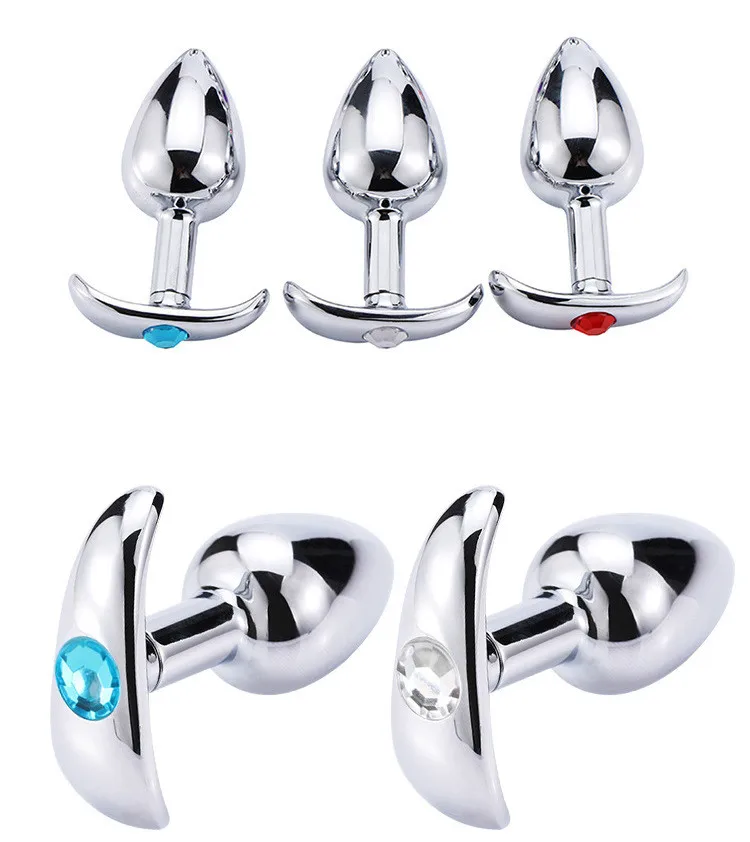 Портативная Анальная пробка из нержавеющей стали для игр на открытом воздухе