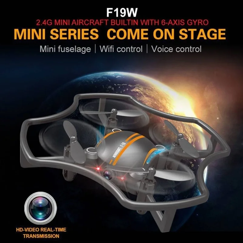 Мини-Дрон Wifi FPV Квадрокоптер 480P камера селфи Дрон самолёт радиоуправляемые