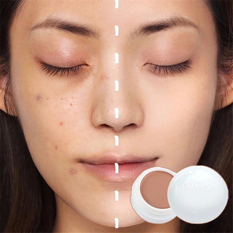 Concealer Foundation Cream Waterproof Long Lasting Deep Complexion Dark Circles Acne Marks Cover Spots Moisturize Face Makeup | Красота и