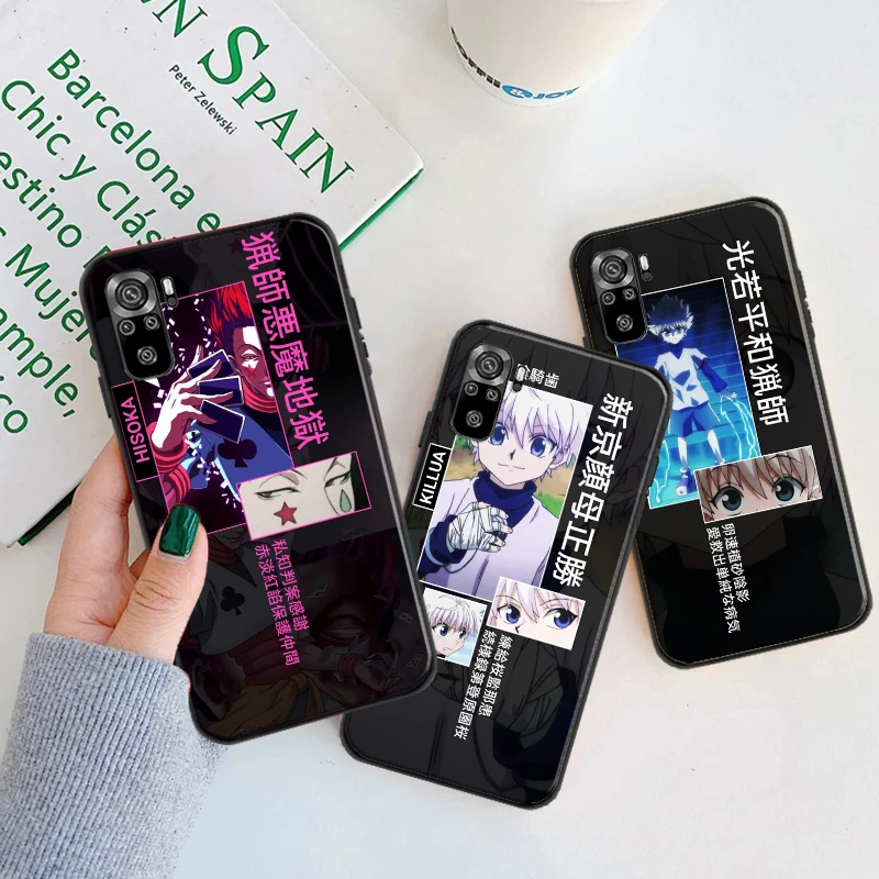 

Phone Cover For Xiaomi Redmi 9 9i 9AT 9T 9A 9C 10X 4G 5G Note 10T 5G Hisoka Hunter X Hunter Killua Zoldyck Anime Case Funda
