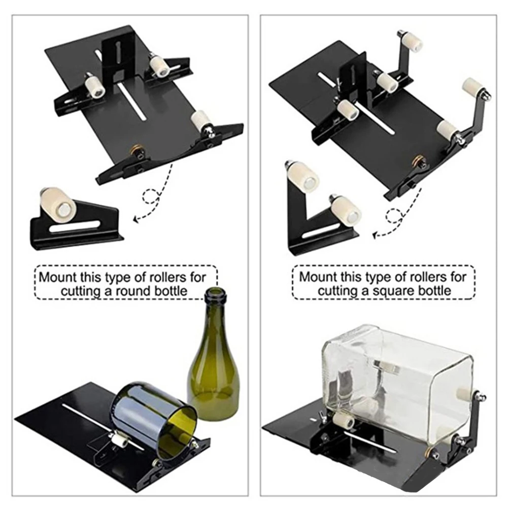 

DIY Glass Bottle Cutter Machine For Cutting Wine Beer Whiskey Alcohol Champagne Glass Craft Sculpture Cutter