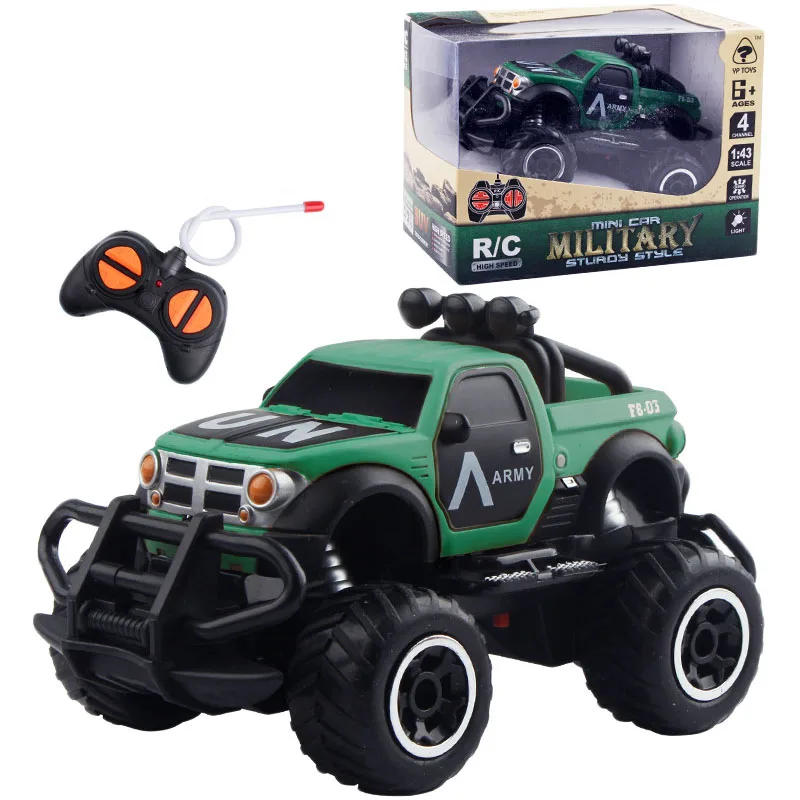 1:43 Hot Toy New 4CH Wireless Remote Control Car Land Vehicles Model Kid's RC Toys Trucks Off-Road Racing car toy | Игрушки и хобби