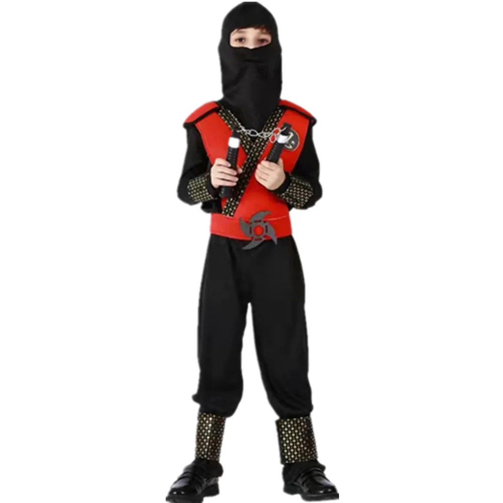 Костюм ниндзя детский на Хэллоуин карнавальвечерние косплей комбинезон