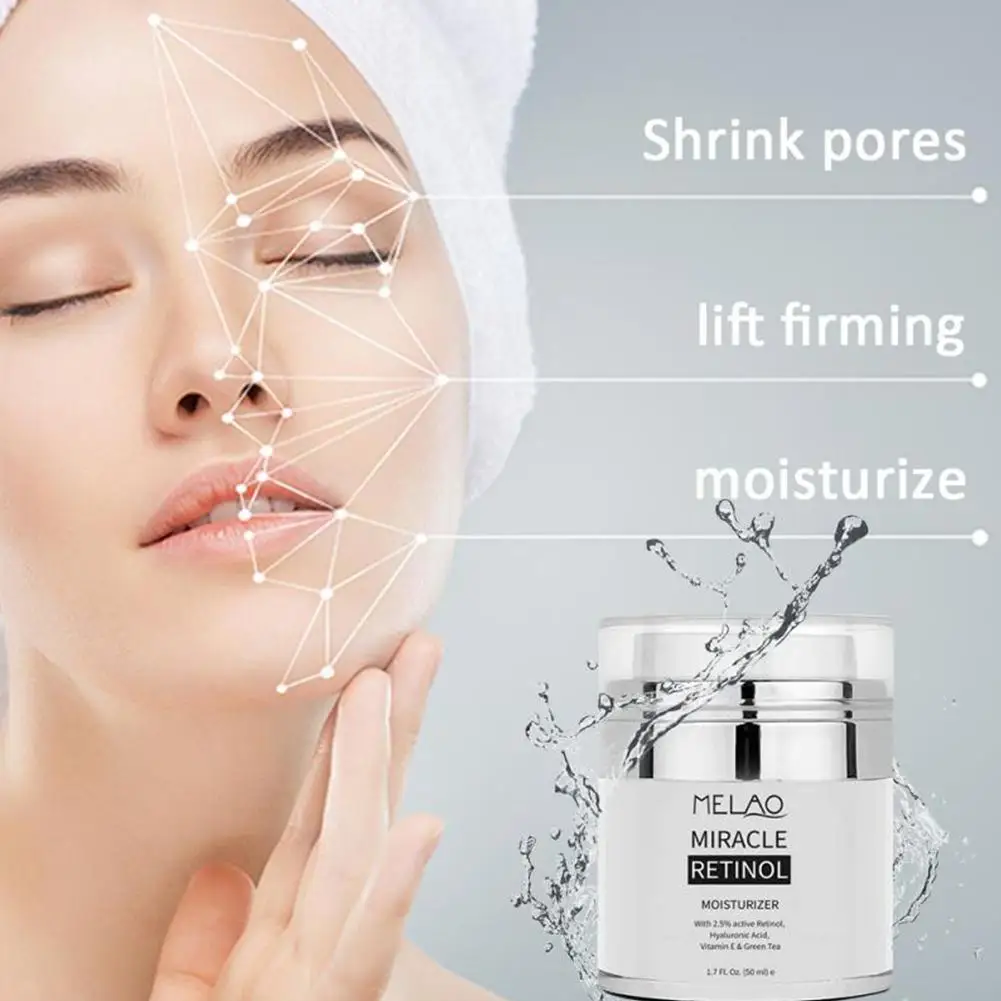 

2021 New 50g Day Night Cream Hyaluronic Acid Reduces Lines Cream Face Products Retinol Wrinkles Cream Cream Fine Moisturize D4R9