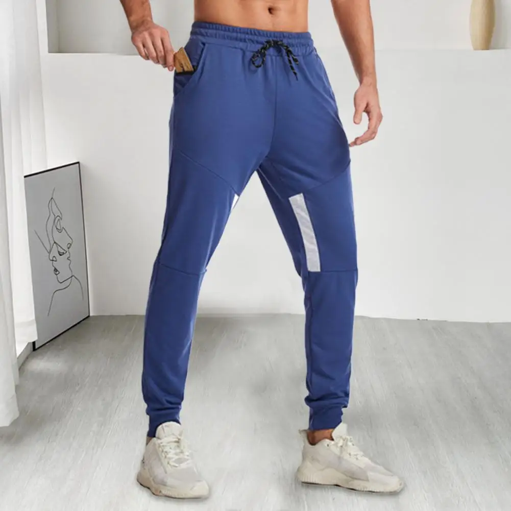

Men Sport Pants Fitness Training Running Sweatpants Male Jogging Men's Trouser With Pocket Pencil Drawstring Brush Boy Clothing