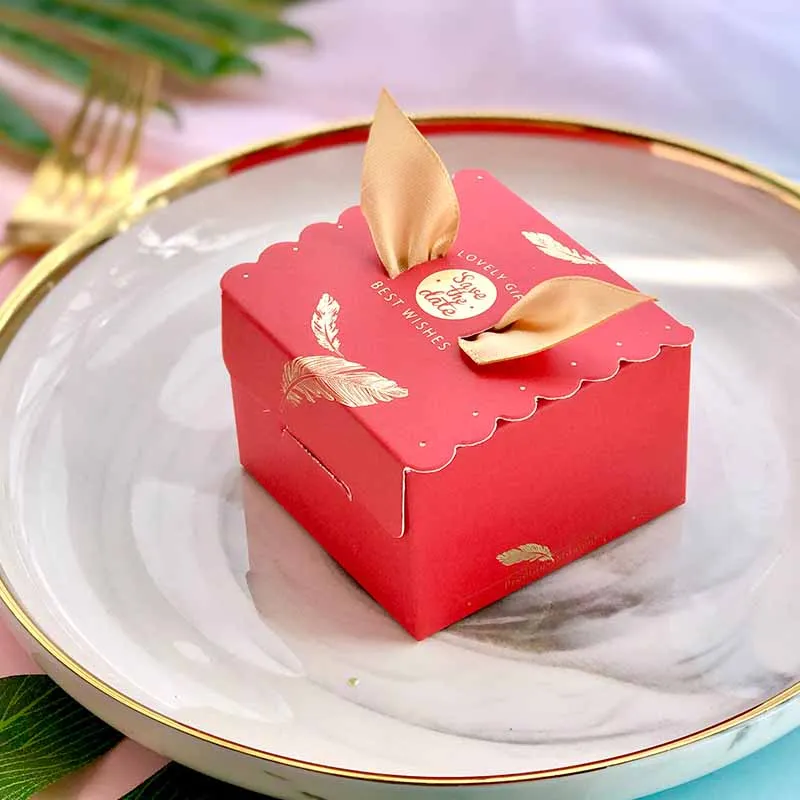 10 шт. Diy маленькая милая Горячая Распродажа Новая Свадебная подарочная коробка