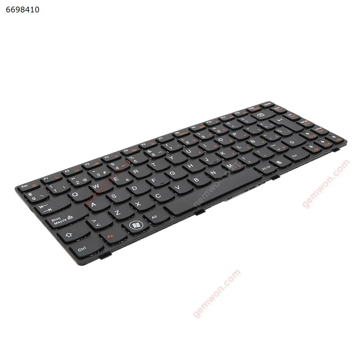 Новая сменная клавиатура SP для ноутбука LENOVO B470 G470 V470 с черной рамкой и испанской