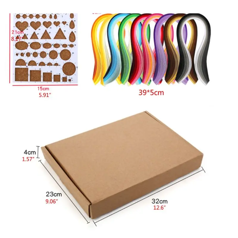 

19 Pcs Paper Quilling Kits 45 Colors 900 Strips Quilling Art Paper DIY Craft