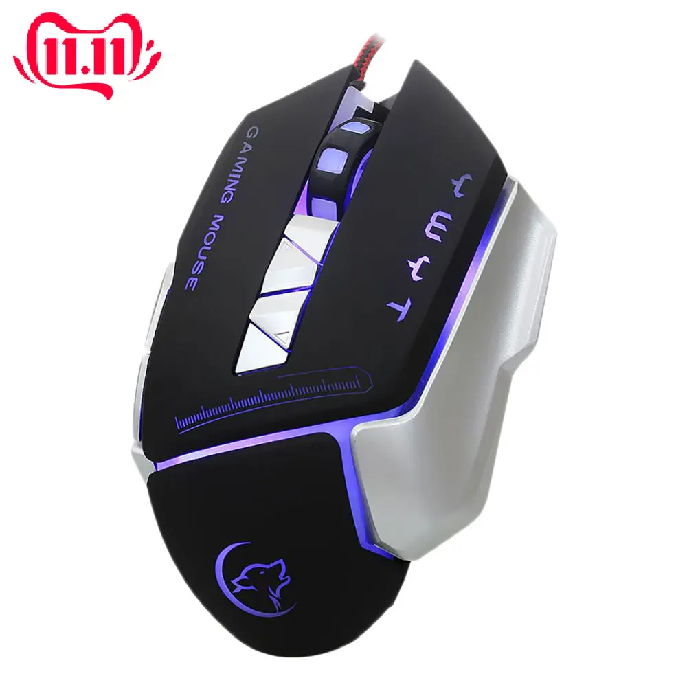 Professional 8 Buttons Wired USB Computer Gaming Mouse Mice Gamer Ergonomic Mause Cable For PC Game | Компьютеры и офис