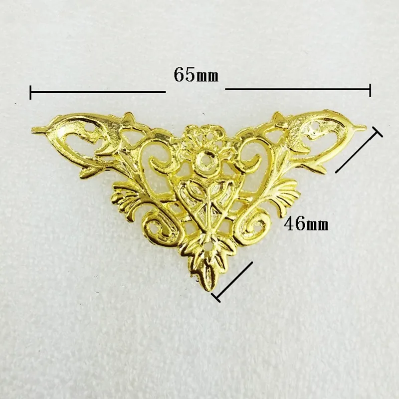 4 шт. деревянная коробка из цинкового сплава Coners защита для вина украшение