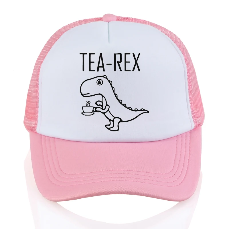 

Tea rex baseball cap funny joke pun jurassic dinosaur drink coffee novelty hat Cotton summer cool Mesh hip-hop Men Women hat
