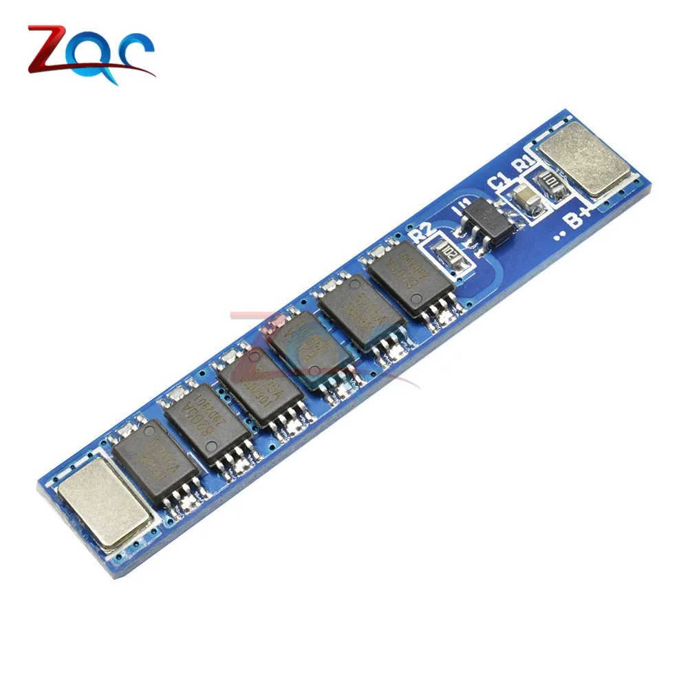 2 шт. защитная плата 1S 5A 3MOS / 10A 4 MOS/ 15A 6MOS Li Ion BMS PCM для модуля литий ионной батареи