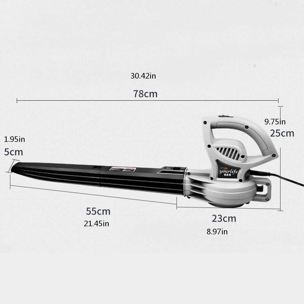 

2000W Handheld Electric Blower Garden Leaf/Snow/Dust/Mulcher Collector Computer Dust Collector Air Blower Garden Power Tools