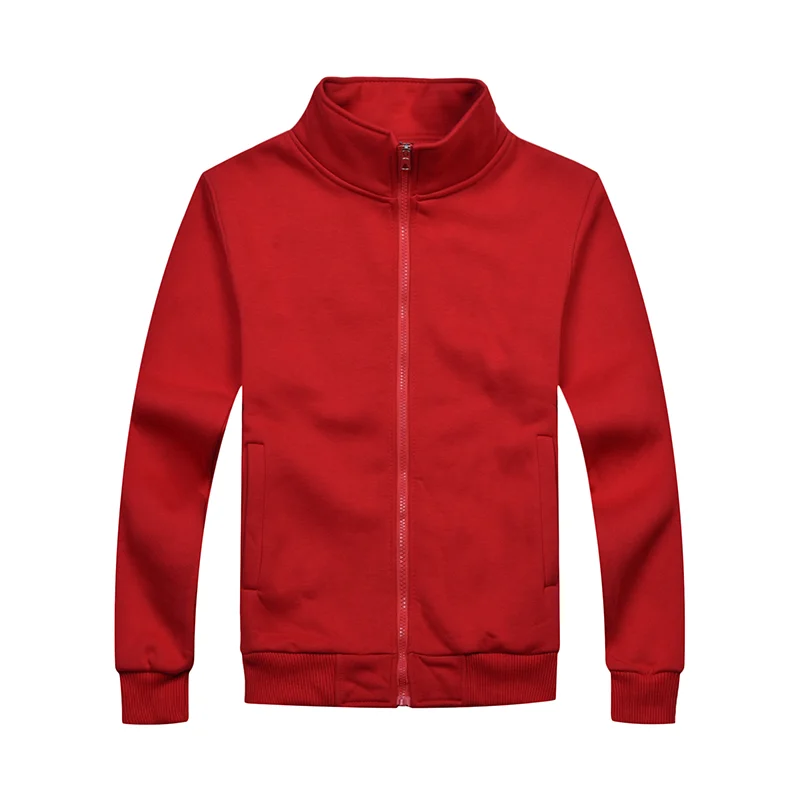 Куртка на молнии с воротником-стойкой мужские топы индивидуальным логотипом и