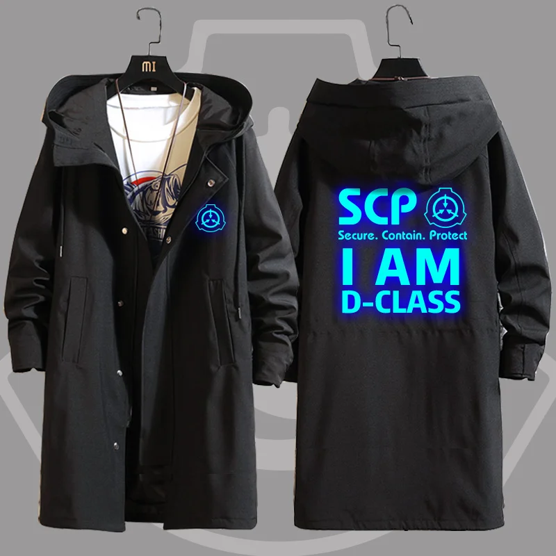 SCP защитные костюмы для косплея светящиеся кофты куртки тренчи мужские и женские