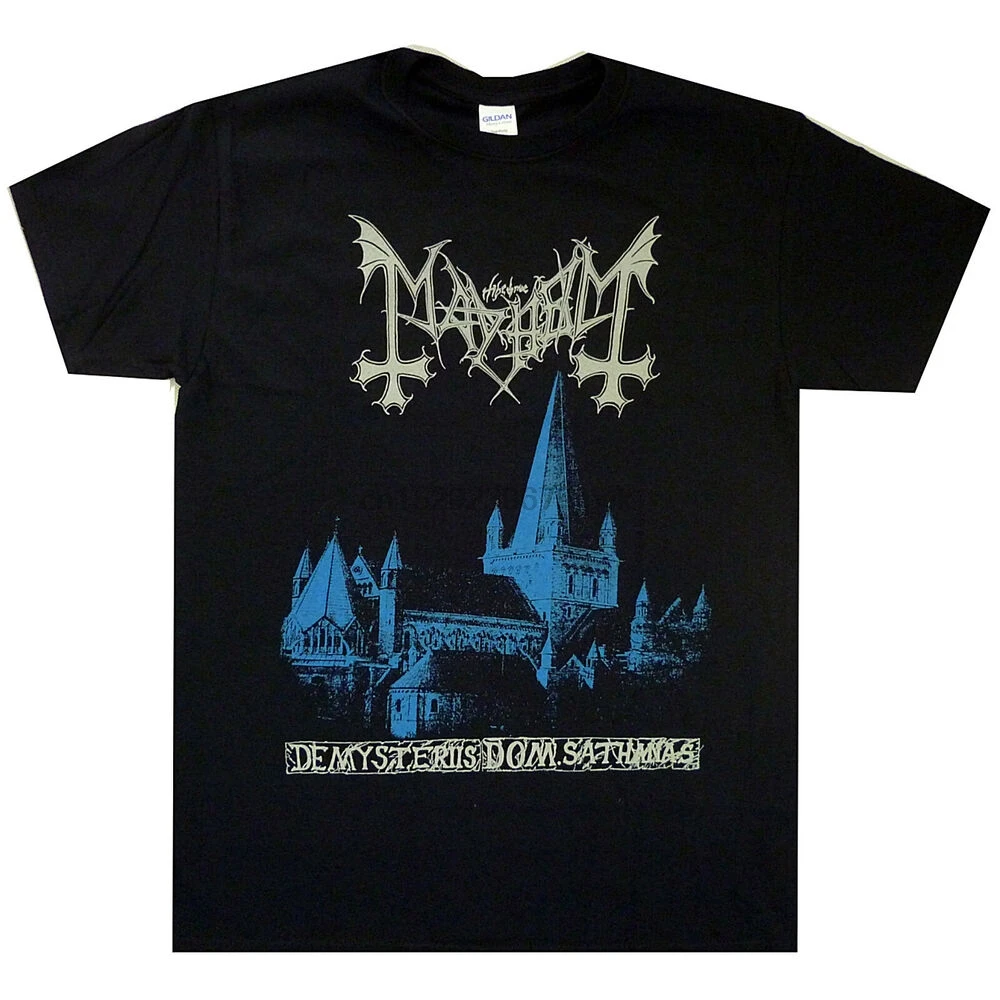 Черная металлическая футболка Размеры S M L XL XXL | Мужская одежда